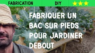 Fabriquer un potager sur pieds pour jardiner debout [upl. by Faux]