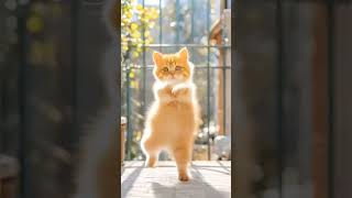 Zingaat cat 🐱🐱funny🤣🤣😝😝 song marathi music song bollywood dance cutebaby subscribe views [upl. by Joab874]