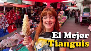 Explorando un Tianguis en México por Primera Vez ¡Increíble Experiencia 🇲🇽 [upl. by Aznerol660]