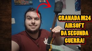 GRANADA M24 AIRSOFT SEGUNDA GUERRA  M24 GRANADE WW2 [upl. by Aiak]