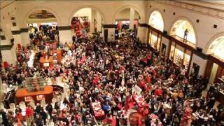 Wanamaker Organ Flash Opera at Macys  Hallelujah Chorusmov [upl. by Katuscha]