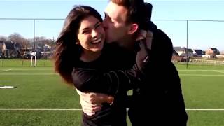 1 Goal  Remove 1 Clothing w Girlfriend  Football Challenge [upl. by Alyakcim661]