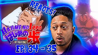 Ippo vs Sendo Finishes Hajime no Ippo Episode 34 35 REACTION [upl. by Felicity]