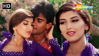 Palkein Ho Khuli Ya Bandh  Kumar Sanu Alka Yagnik  Takkar 1995  Sunil Shetty Sonali Bendre [upl. by Iram]