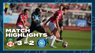 HIGHLIGHTS  Wrexham 3  2 Wycombe [upl. by Livia]