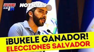 NAYIB BUKELE GANADOR NOTICIAS DE HOY ELECCIONES EL SALVADOR ULTIMA HORA💥 [upl. by Nita655]