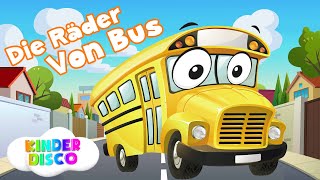 Die Räder Vom Bus  Kinderlieder  KinderDisco [upl. by Ahgiela]