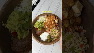 Mexican Burrito Bowl  vegetarian high protein bowl 🌯 [upl. by Levins]