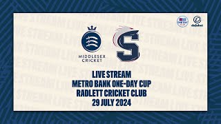 MIDDLESEX V NORTHAMPTONSHIRE STEELBACKS LIVE STREAM  METRO BANK ONE DAY CUP [upl. by Benioff624]