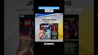 Les jeux PlayStation Plus quotgratuitsquot du mois daoût 2024  PS4 PS5 [upl. by Bamberger418]