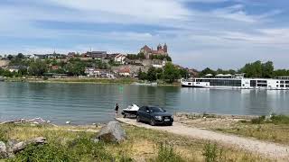 Blick auf Breisach 🇩🇪 von der französischen Rheininsel Île du Rhin 🇫🇷 [upl. by Jariah]