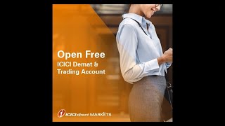 Open ZERO BROKERAGE Demat Account Benefits of ICICI Direct Demat Account Opening Online [upl. by Aehsan887]