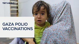 WHO Limited humanitarian pauses agreed for polio vaccine rollout in Gaza [upl. by Anitsihc]