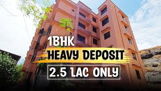 1BHK FLAT ONLY 25 LAC HEAVY DEPOSIT IN VIRAR  New Apartment [upl. by Anastasie]