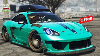 Growler Aggressive Customization amp Review  NEW PRIZE RIDE FREE  GTA 5 Online  Porsche 718 Cayman [upl. by Grissom]