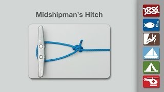 Midshipmans Hitch Knot  How to Tie the Midshipmans Hitch [upl. by Branscum723]