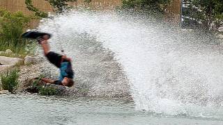 Aschheimer See Wakeboard Anlage  Wasserskipark Aschheim bei München [upl. by Aneehsak171]