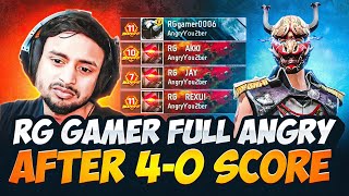 Angry Youtuber 😡 Rg Gamer Broke His Pc 🤯 After Losing This Game 😱 On Live Stream 😳 Garena Free Fire [upl. by Etnomed]