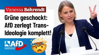 Grüne geschockt AfD zerlegt TransIdeologie komplett – Vanessa Behrendt AfD [upl. by Alessandro]