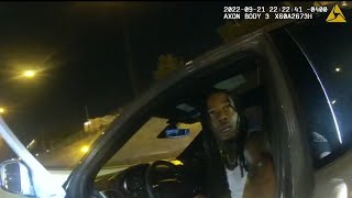 Bodycam Playboi Carti arrested for reckless driving after going 133 in a 55 [upl. by Anahsat]