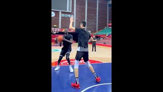 Tacko Fall 76 blocked by new Yao ming 75 [upl. by Haem]