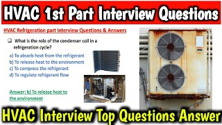 hvac interview questions and answers  hvac technician interview questions in hindi  hvac interview [upl. by Jr921]