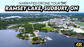 Soar Over Ramsey Lake Experience Greater Sudbury’s Natural Beauty in 4K 🌅✨ [upl. by Egidio]