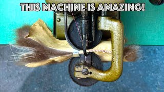 Fur Sewing Machine Demo How To Thread And Use It [upl. by Bivins]