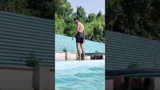 Pools Funny moments😂Lets cool down a bit😬😂 shorts reaction [upl. by Aiuqes]