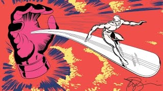 Silver Surfer 1995 Cartoon Surfing with the Alien Joe Satriani [upl. by Nileek]