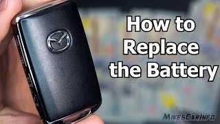 Mazda Key Fob How to Replace Battery [upl. by Eednar314]