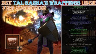 Diablo II Resurrected  Set Item Tal Rashas Wrappings Sorceress Cold Build Uber Tristram [upl. by Anohsal266]