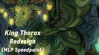 King Thorax Redesign MLP Speedpaint [upl. by Bronnie]