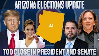 Arizona Race update Why Arizona is it still too close to call in the president and senate race [upl. by Alvin]