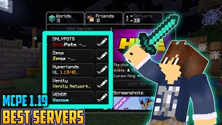 Best PvP Servers For Minecraft Pe  Top 5 PvP practice Servers  Minecraft Bedrock Mcpe 119 [upl. by Nosydam984]