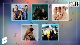 the nominees for BRITs 2022 Group of the Year shorts [upl. by Ballinger]