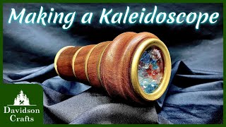 Turning a Kaleidoscope Without A Kit  Woodturning Project  Davidson Crafts [upl. by Maggs]