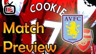 Arsenal V Aston Villa Match Preview  ArsenalFanTVcom [upl. by Willmert]