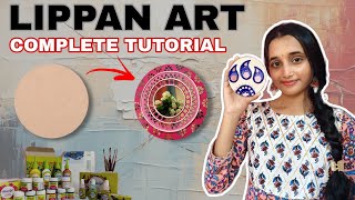 Lippan Art For Beginners  Full Course in 13 minutes 😍 [upl. by Rosaleen605]