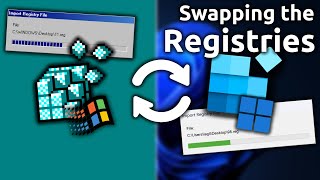 Swapping Windows 98s and Windows 11s Registries [upl. by Fenn341]