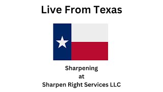 Salon Shear Sharpening Sharpen Right Services LLC  Mike White is live [upl. by Nevada]