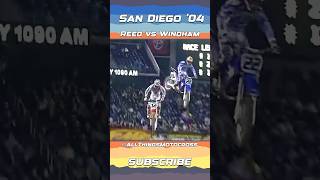 Epic Supercross Race between Chad Reed and Kevin Windham supercross motocross dirtbike [upl. by Ggerc487]