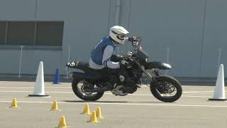 NO SOUND 無音  24 TRY GYMKHANA B 1 めがね 選手 DRZ400SM h 1 無音 2024 4 14 [upl. by Odarnoc]