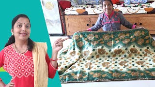 Old Sarees Ideas l Best Reuse Hacks of Old Saree l Sonalis Creations [upl. by Osswald]