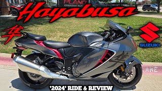 2024 SUZUKI HAYABUSA RIDE amp REVIEW  STATSFACTS And Everything you Want to know [upl. by Becht]