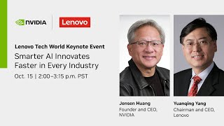 Jensen Huang at Lenovo Tech World 2024 [upl. by Inad]