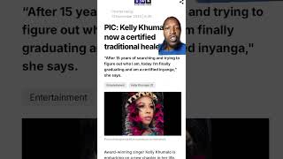 Would you go and consult with our new traditional healer Kelly Khumalo ramaphosa senzomeyiwa [upl. by Reade]