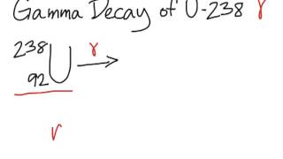 Gamma Decay Problems for Chemistry [upl. by Adalia]