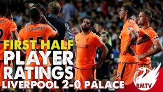 8s for Henderson Woodburn and Salah  Liverpool v Crystal Palace 20  First Half Player Ratings [upl. by Nohtan]