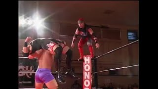 The Briscoes vs AJ Styles amp Amazing Red ROH 04122003 highlights [upl. by Anicul]